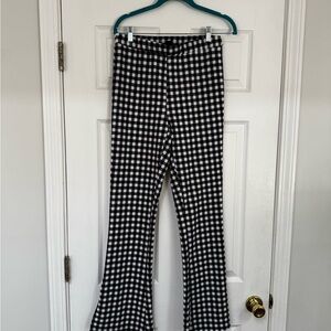 Black and White Checkered Pants